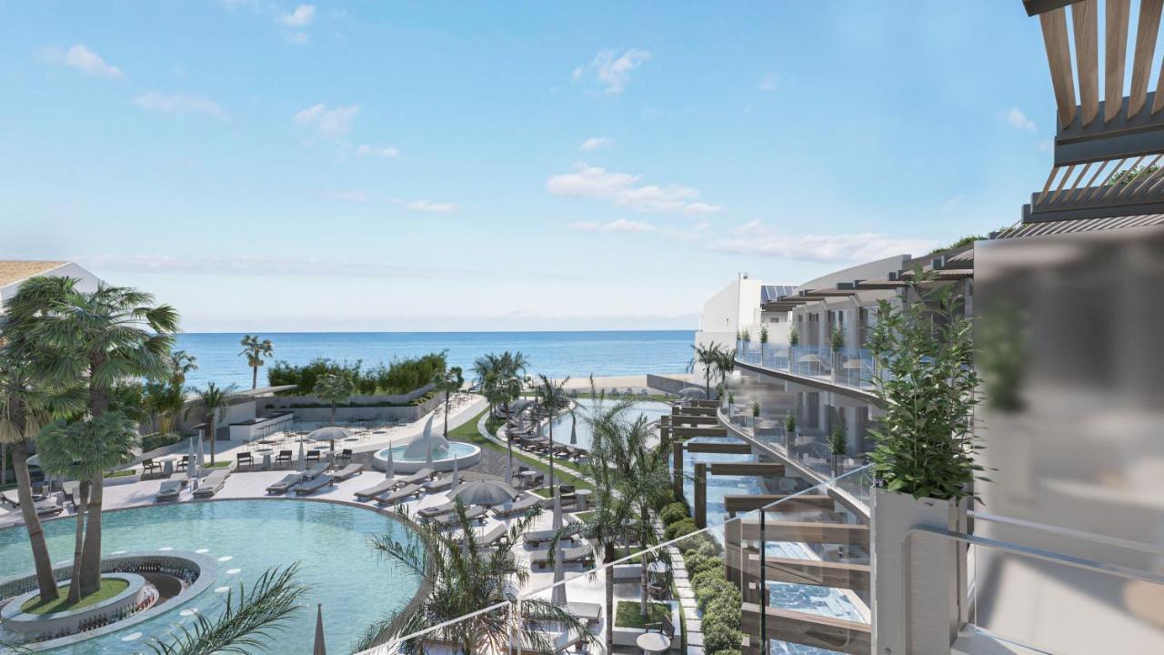 Nautilux Rethymno By Mage Hotels Екстериор снимка The resort's pool area