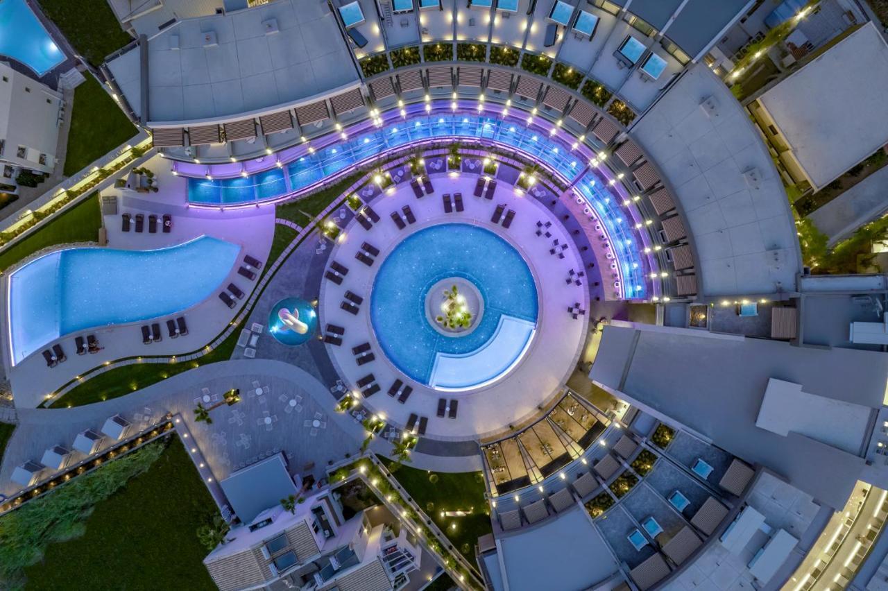 Nautilux Rethymno By Mage Hotels Екстериор снимка Aerial view of the hotel