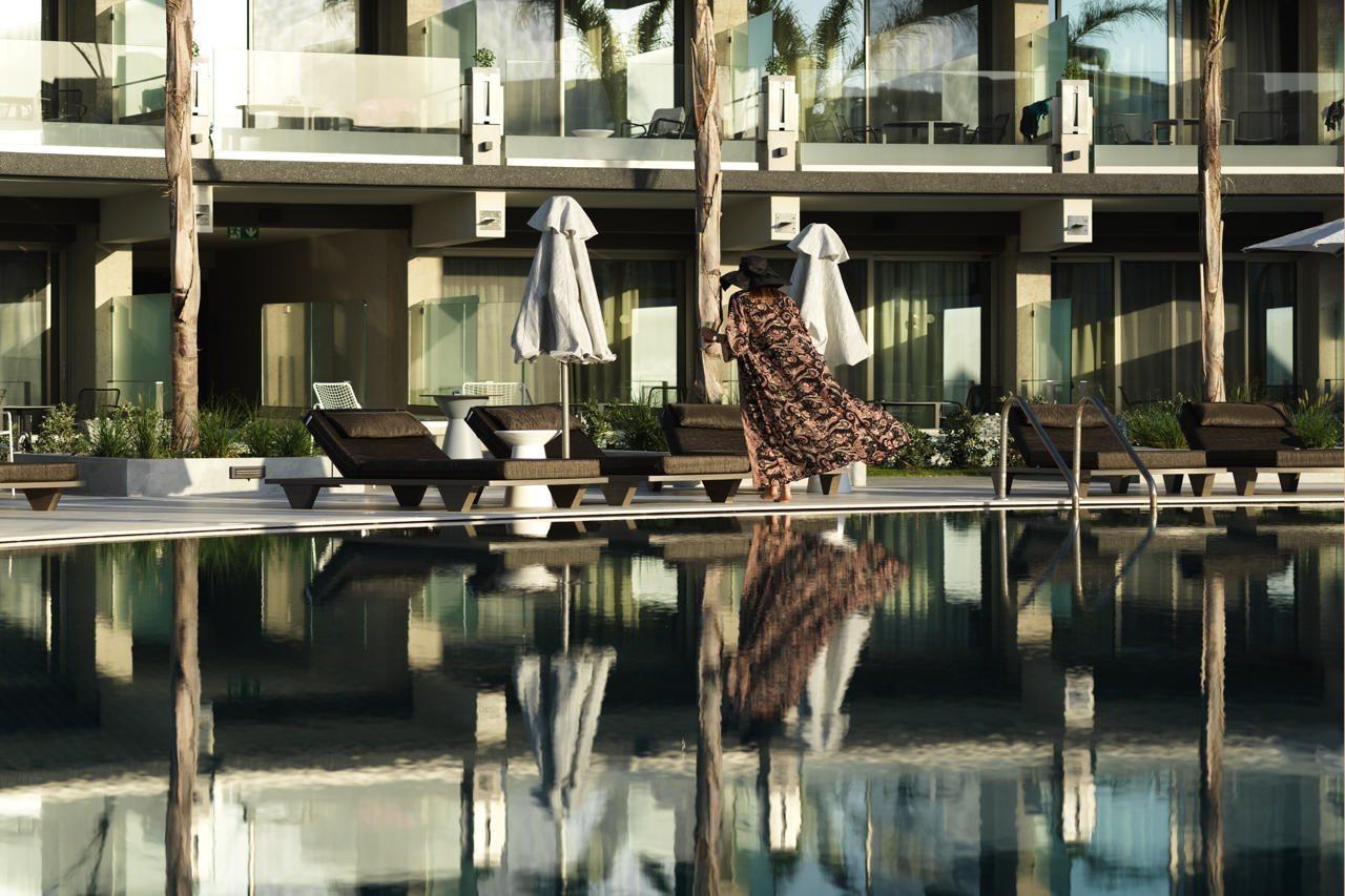 Nautilux Rethymno By Mage Hotels Екстериор снимка The swimming pool at the hotel